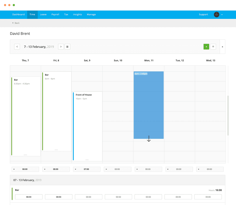 Time Tracking | Payroll Features | PayHero